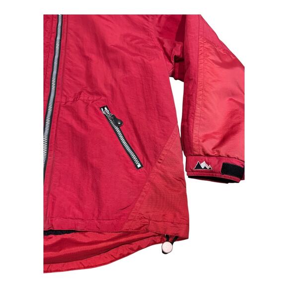 Vintage Black Ice hooded sherpa lined jacket in red size XL - Picture 5 of 16
